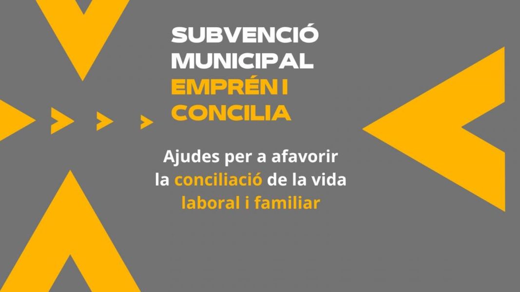 Subvenció de l’Ajuntament de València “Emprén i Concilia” 2026